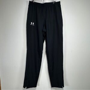 Under Armour Men's Windbreaker Training Pants Black Mesh Lined L Tall Track Pant